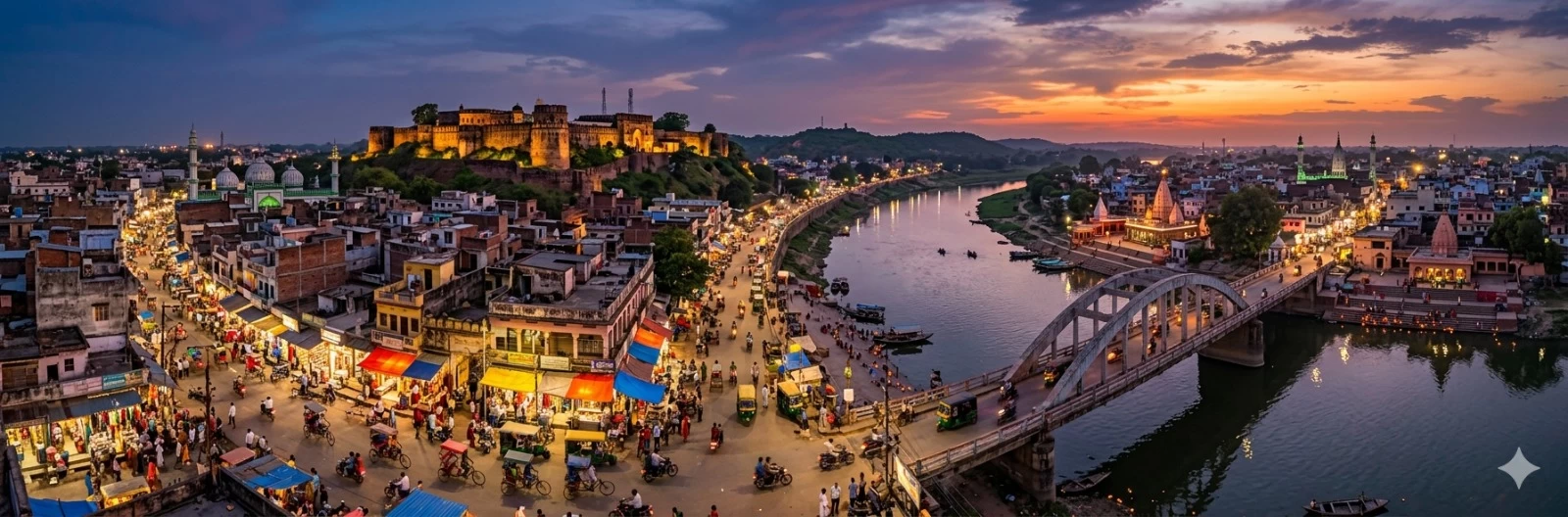 Lucknow to Azamgarh route